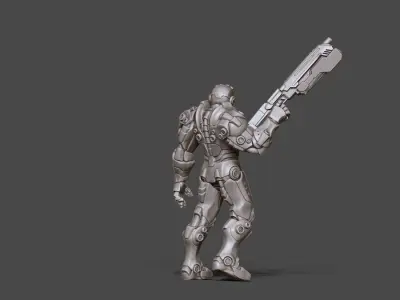 Space ranger - 35mm scale 3D print model