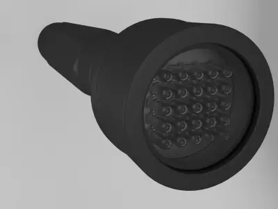 Flashlight telescope 3D model