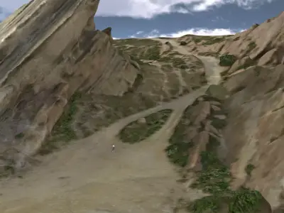 Vasquez Rocks in multiple formats 3D model