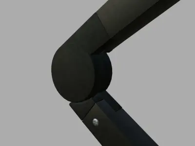 Swing Arm Desk Lamp with Clamp 3D model