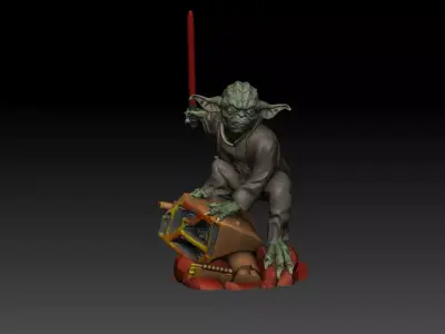 Darth Yoda 3D print model