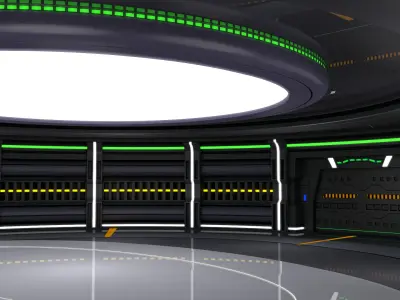 Sci Fi Room 3D model