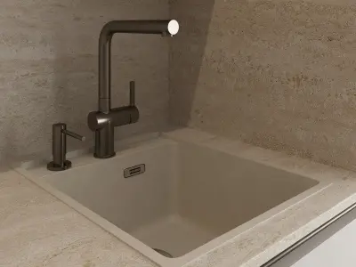 Kitchen set 07 3D model