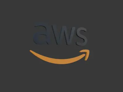 AWS Logo Free 3D model