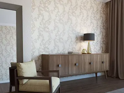 Pearl Acanthus Lace Wallpaper Texture  Texture