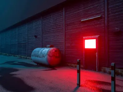 in darkness in light - BLENDER scene 3D model