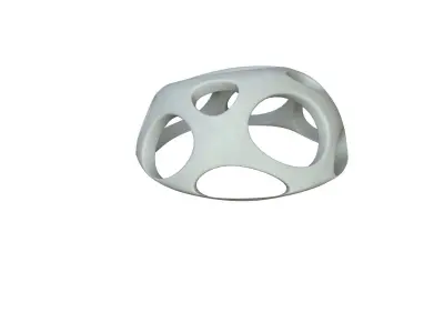 SciFi Cube Object No 53436 Low Poly Shape Low-poly 3D model