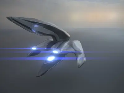 Frigate Spaceship 3D model