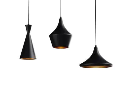 Triple Lamps 3D model