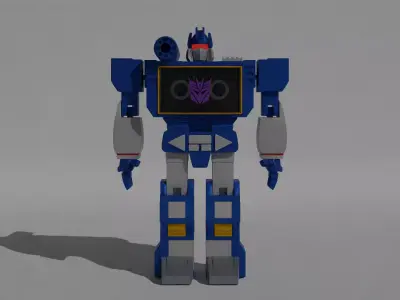 Soundwave robot 3D model