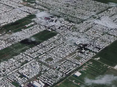 Georgetown - Guyana 3D model