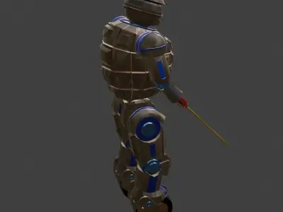 Sci-Fi Robot Enemy 005 Low-poly 3D model