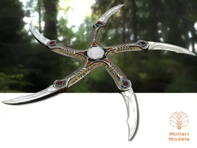 The ULTIMATE Krull Glaive II 3D print model