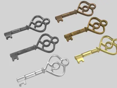 Key old 3D model