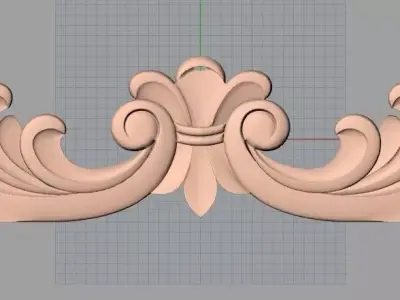 CNC 3D relief models STL format file used for artcam aspire E390 3D model