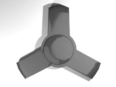 Fidget Spinner - Type 3 3D model