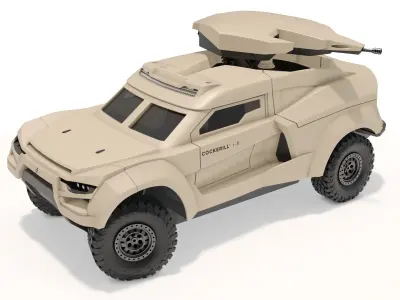  Cockerill I-X Ground Interceptor Car Rigged 