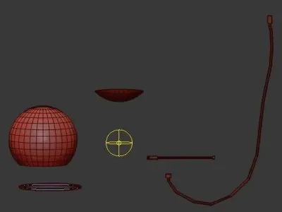 Melissa Chandelier 3D model