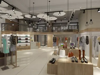 Clothing Store 06 3D model