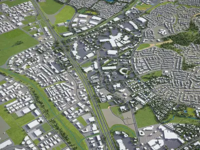 Temecula  Low-poly 3D model