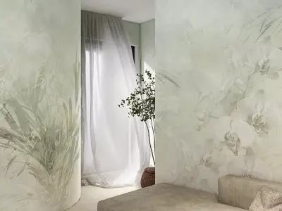 Soft Orchid Palm Wash  Texture