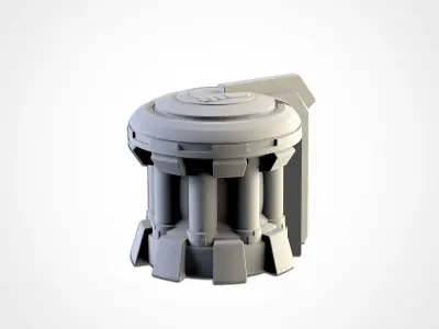 XENOS BUILDINGS 3D print model