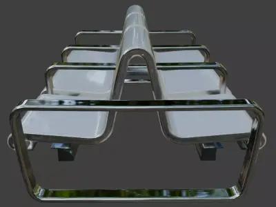 Waiting Bench 3D model