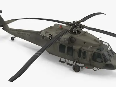  Sikorsky UH-60 Black Hawk US Military Utility Helicopter 