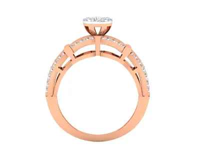  Women Ring Render 3dm STL MTL SLC JCD OBJ FBX Details 3D print model 3