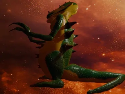 Kraid Low-poly 3D model