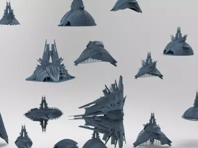 Scf fi Queens theatre dome collection  3D model