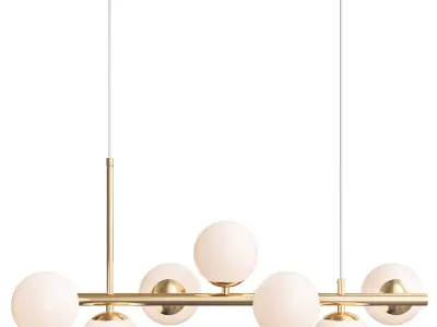 Cluster 7 Lamps 3D model