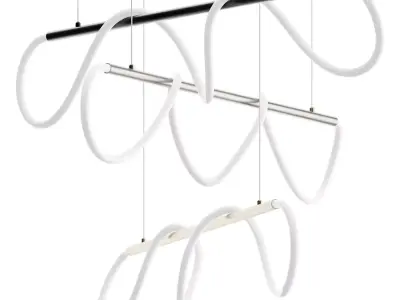 Chandelier Fleks 3D model