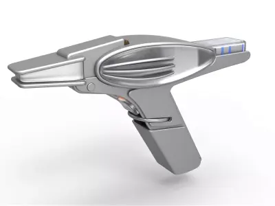 Prototype Phaser from Star Trek 2 The Wrath of Khan 1982 3D print model