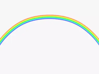 -Cartoon Rainbow- 3D model