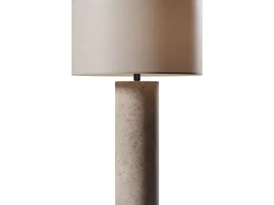 Loyola Concrete Table Lamp 3D model
