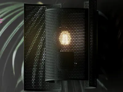 BUTTERFLY PERFORATED Wall Lamp by Northern 3D model
