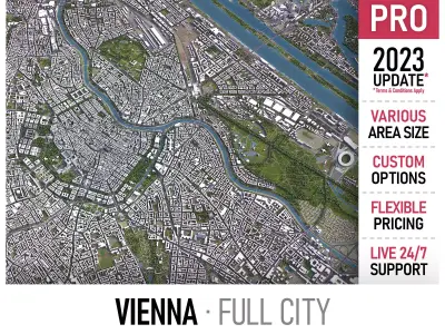 Vienna Low-poly 3D model