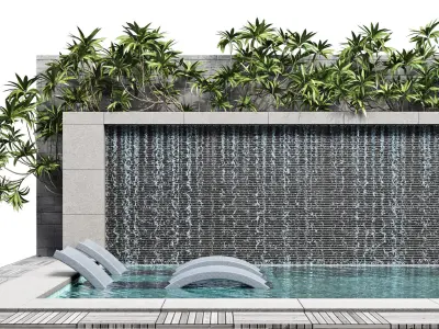 swimming pool 9 3D model