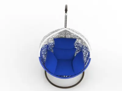 Swing seat Low-poly 3D model