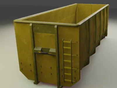 Dumpster  Rental Oakville Low-poly 3D model