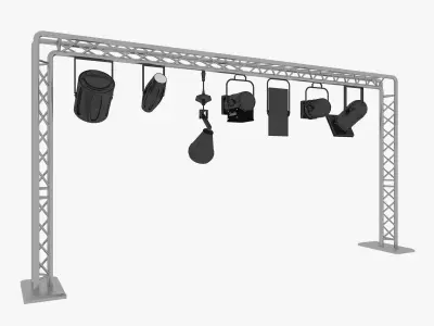 Light Truss 7 3D model