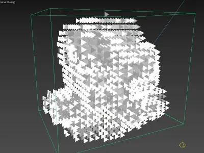 Realistic 3d cloud VDB format 3D model