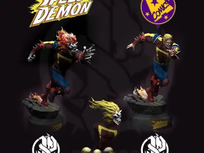 Amalgam Comics collection Pt1 STL files for 3D Printing files 3D print model