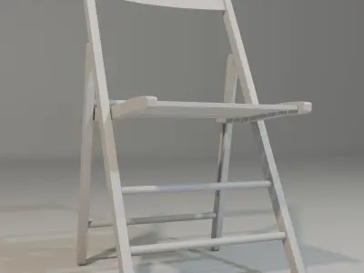 Foldable chair 3D model