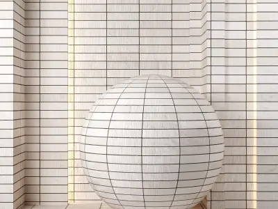 4K  Brick Wall Textures - 5 White  Patterns - Seamless PBR  Texture