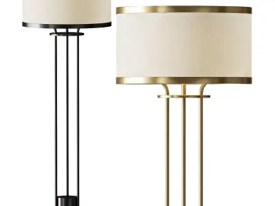 Ortega Floor Lamp 3D model