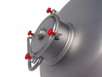 Brewery Fermentation Tank 3D model