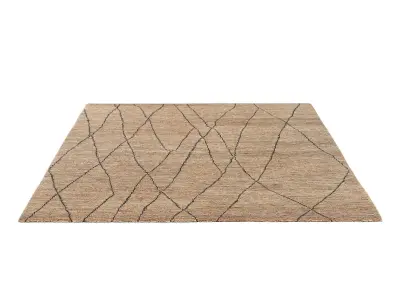 BHANDARA JUTE RUG Camel 3D model
