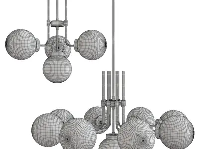 PARSONS CHANDELIER Low-poly 3D model
